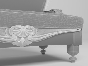 Classic Sofa 4K Modèle 3D