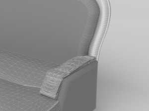 Classic Sofa 4K Modèle 3D