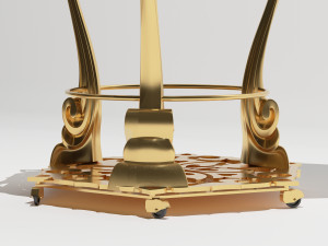 Globe Cart 4K Model 3D