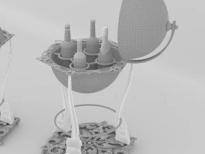 Globe Cart 3D Model