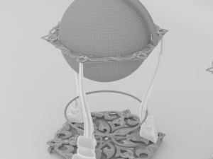 Globe Cart 3D Model