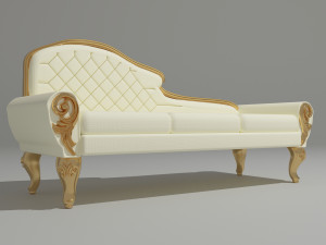 Classic Divan 4K Modèle 3D