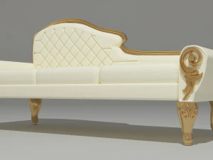 Divano classico 4K Modello 3D