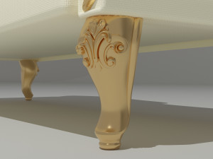 Classic Divan 4K Modèle 3D