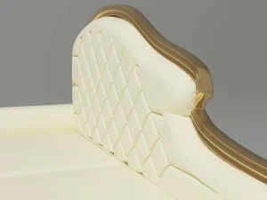 Divano classico 4K Modello 3D