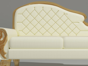 Classic Divan 4K Modèle 3D