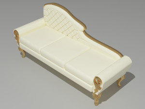 Classic Divan 4K Modèle 3D