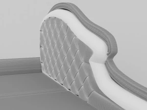 Divano classico 4K Modello 3D