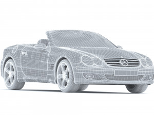 Mercedes - Benz SL 500 Model 3D