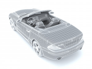 Mercedes - Benz SL 500 Model 3D
