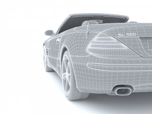 Mercedes - Benz SL 500 Model 3D
