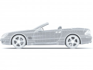 Mercedes - Benz SL 500 Model 3D