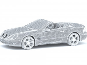 Mercedes - Benz SL 500 Model 3D