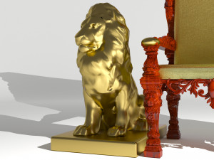King Throne 7 - 4K Modello 3D