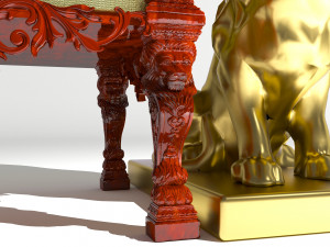 King Throne 7 - 4K Modello 3D