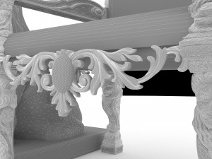 King Throne 7 - 4K Modello 3D