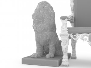 King Throne 7 - 4K Modello 3D