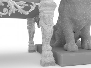 King Throne 7 - 4K Modello 3D