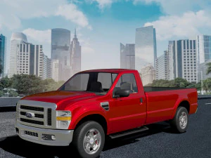 Пікап F-250 4K 3D Модель