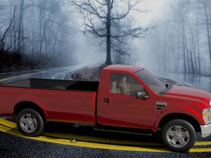 F-250 Pickup Truck 4K 3Dモデル