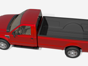 F-250 Pickup Truck 4K 3Dモデル