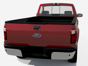 F-250 Pickup Truck 4K 3Dモデル