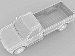 F-250 Pickup Truck 4K 3Dモデル