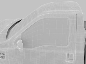 F-250 Pickup Truck 4K 3Dモデル