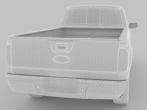 F-250 Pickup Truck 4K 3Dモデル
