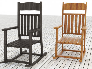 Rocking Chair 4K Model 3D