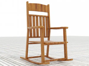 Rocking Chair 4K 3D Model