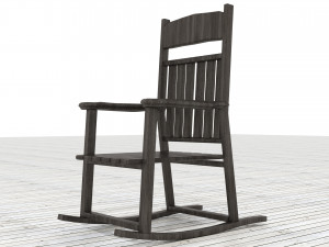 Rocking Chair 4K Model 3D