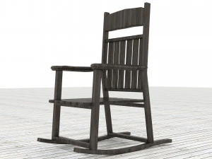 Rocking Chair 4K 3D Model