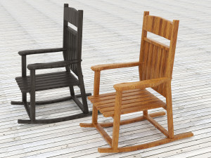 Rocking Chair 4K Model 3D