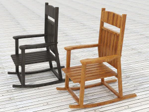 Rocking Chair 4K 3D Model