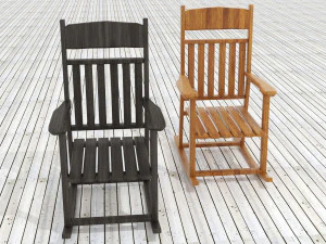 Rocking Chair 4K 3D Model