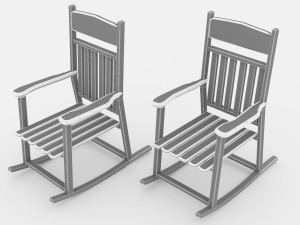 Rocking Chair 4K Model 3D
