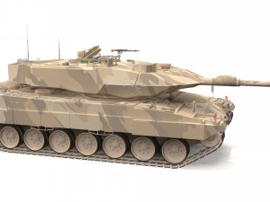 Leopard 2 Tank - 4K 3D Модель