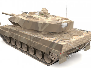 Leopard 2 Tank - 4K 3D Модель