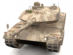 Leopard 2 Tank - 4K 3D Модель
