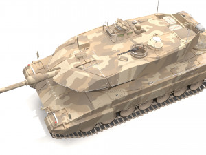 Leopard 2 Tank - 4K 3D Модель