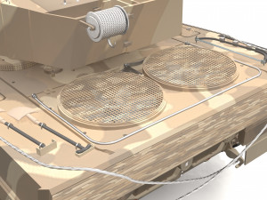 Leopard 2 Tank - 4K 3D Модель