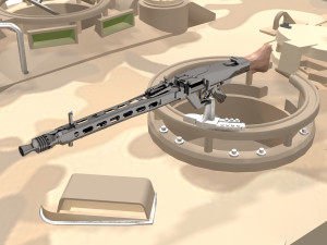 Leopard 2 Tank - 4K 3D Модель