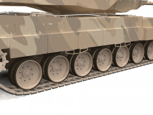 Leopard 2 Tank - 4K 3D Модель