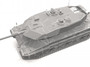 Leopard 2 Tank - 4K 3D Модель
