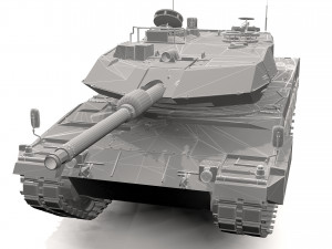 Leopard 2 Tank - 4K 3D Модель