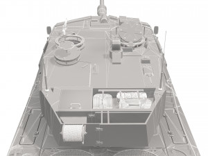 Leopard 2 Tank - 4K 3D Модель