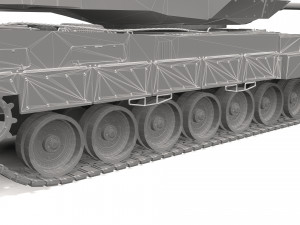 Leopard 2 Tank - 4K 3D Модель
