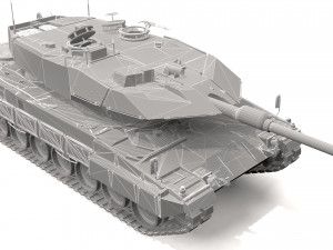 Leopard 2 Tank - 4K 3D Модель