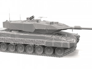 Leopard 2 Tank - 4K 3D Модель